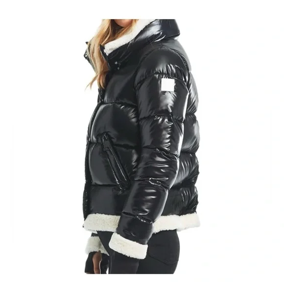 SAM. Gigi Shearling Trim down jacket size small new with tags - Picture 6 of 16